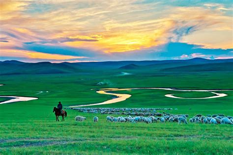 Hulunbuir Grassland:  De eeuwige groene weide voor paardrijden en nomadische cultuur!